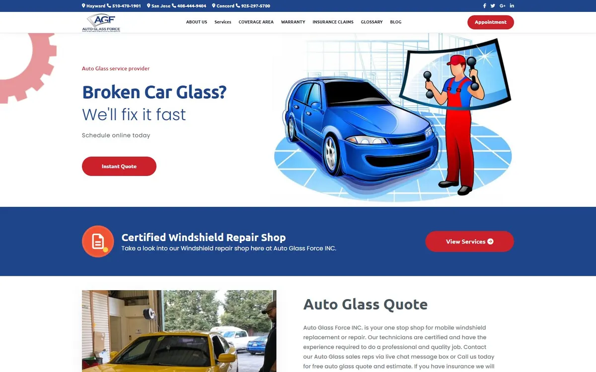 Auto Glass Force project screenshot