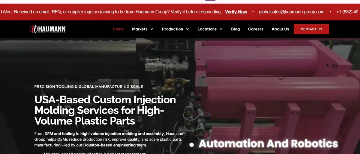 Haumann Technologies project screenshot